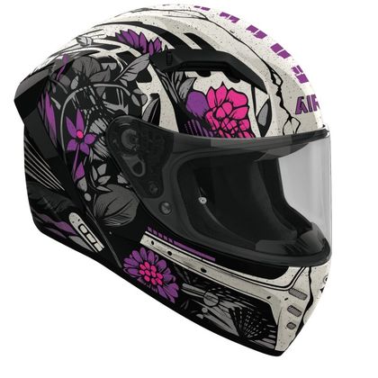 Casque intégral Airoh CONNOR - BLOOM - Noir / Gris