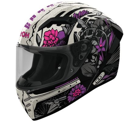 Casque intégral Airoh CONNOR - BLOOM - Noir / Gris Ref : AR1508 