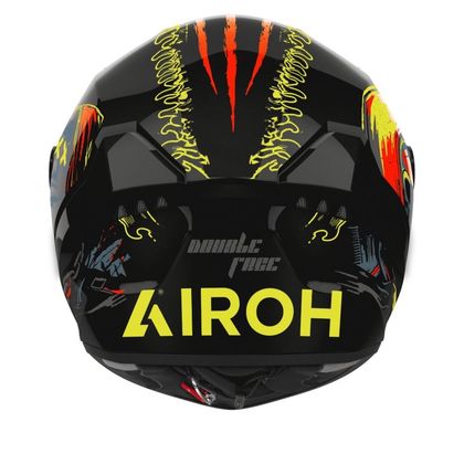 Casque intégral Airoh CONNOR - DOUBLE FACE - Noir / Jaune