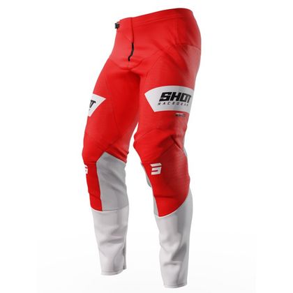 Pantalón de motocross Shot CONTACT - SCOPE 2023 - Rojo / Gris Ref : SO2360 