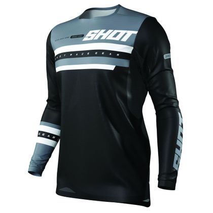 Camiseta de motocross Shot CONTACT SHINING - BLACK 2021 Ref : SO1859 
