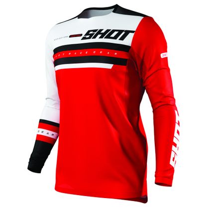 Maillot cross Shot CONTACT SHINING - RED 2021 Ref : SO1865 