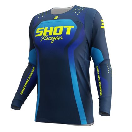 Maillot cross Shot CONTACT - STREAM 2026 - Bleu Ref : SO3150 