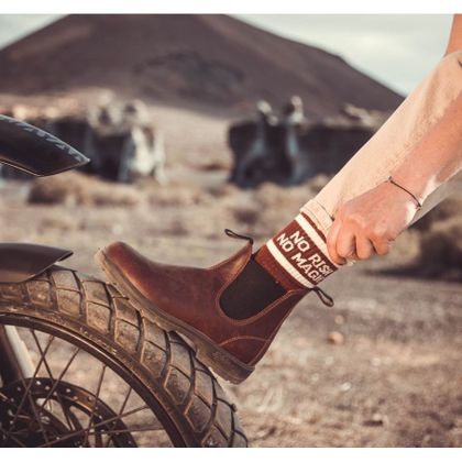 Chaussettes Wildust NO RISK NO MAGIC - Rouge