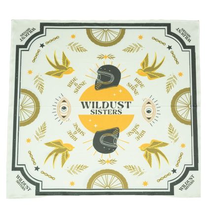 Wildust RIDE & SHINE Bandana - Weiß / Orange Ref : WILD0054 / MSSS222 