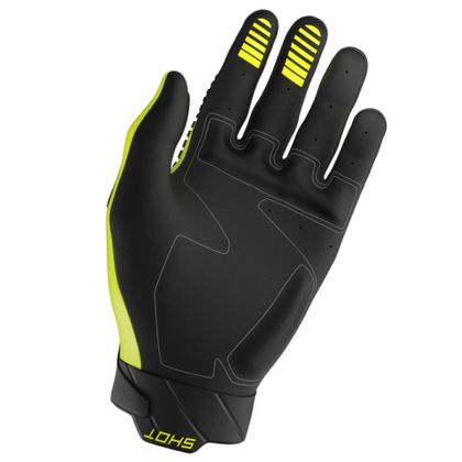 Shot CORE MAX 2025 Handschoenen met kruis - Zwart / Geel
