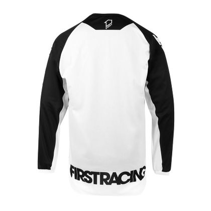 Camiseta de motocross First Racing CORPO - WHITE BLACK 2021