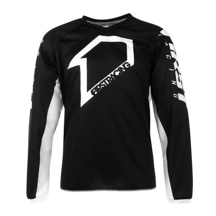 Camiseta de motocross First Racing CORPO - WHITE BLACK 2021 Ref : FR0805 