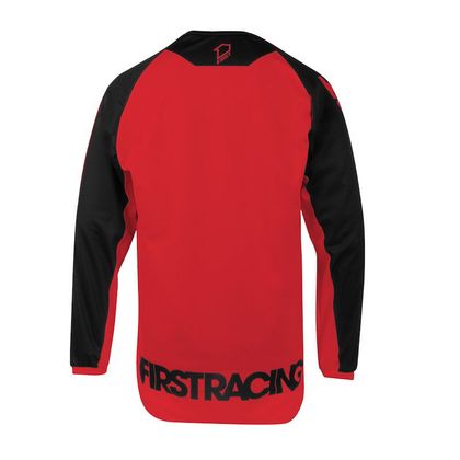 Camiseta de motocross First Racing CORPO - RED BLACK 2021