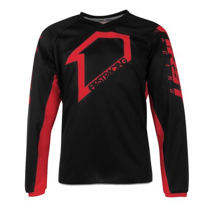Camiseta de motocross First Racing CORPO - RED BLACK 2021 Ref : FR0799 