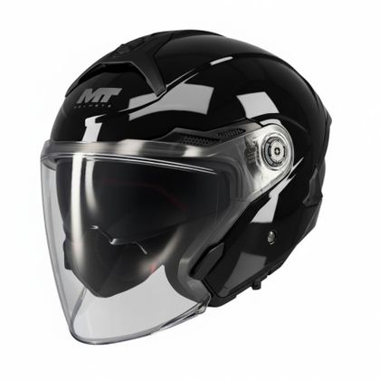 MT HELMETS COSMO SV - PUUR Jethelm - Zwart