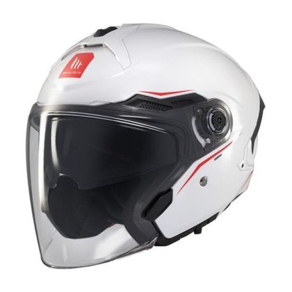 MT HELMETS COSMO SV - SOLID Jet helmet - White Ref : MTH0123 