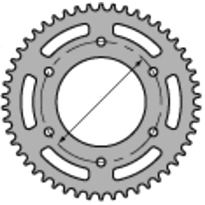 Couronne PBR aluminium ultra-light anodisé dur 4530 - 520