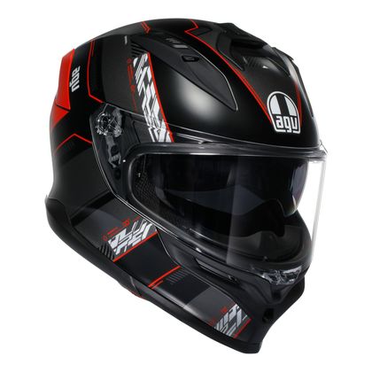 Casque AGV K7 - KYBER - Noir / Rouge Ref : AG1093 