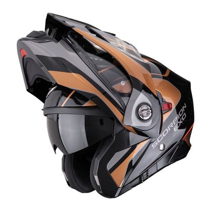 Scorpion Exo ADX-2 - KAMPS Systeemhelm - Zwart / Bruin