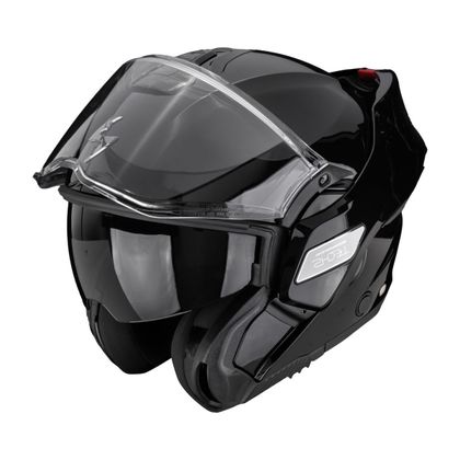 Cască modulară Scorpion Exo EXO-TECH II - SOLID - Negru Ref: SC1372 