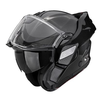 Scorpion Exo EXO-TECH II CARBON - SOLID Systeemhelm - Zwart Ref: SC1364 