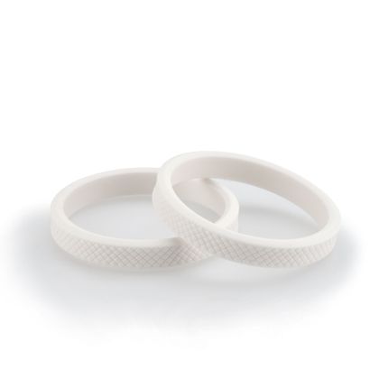 Protection Moteur Puig Anneaux de gomme pour 2.0 Universel - Blanc