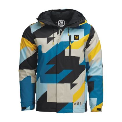 Thor TOUR BRAVE 2025 Enduro jas - Blauw / Geel