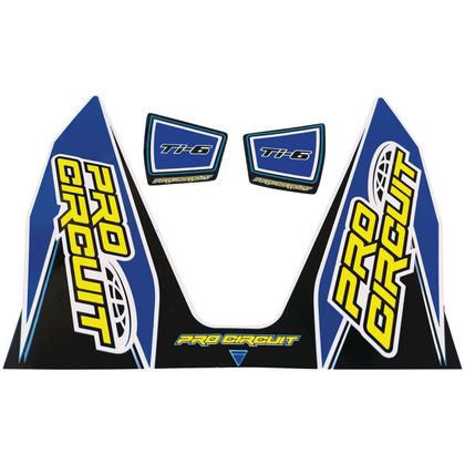 Stickers Pro Circuit TI6 Universel - Bleu / Noir