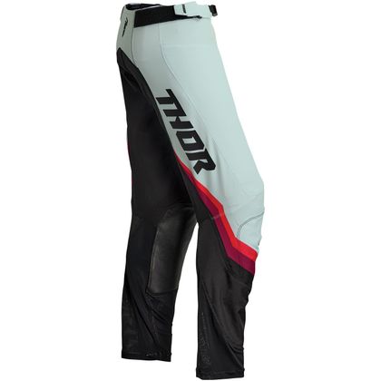 Pantalon cross Thor PULSE REV FEMME 2023 - Noir / Blanc