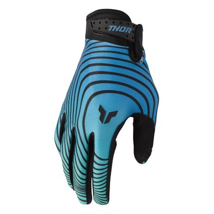 Thor LAUNCH - IDENTITY 2025 Cross gloves - Blue / Black Ref : TO3299 