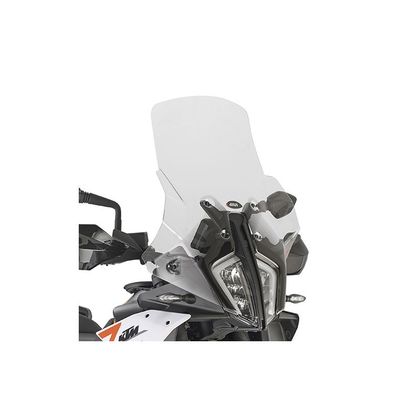 Givi Hohe farblose Schutz (+ 17 cm) Windschutzscheibe - Farblos