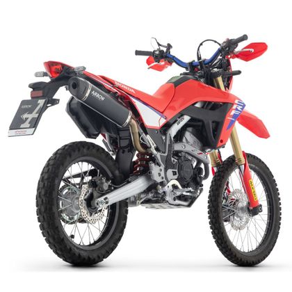 Arrow ICON CARBON END CAP Racing Silencer - Grey / Black