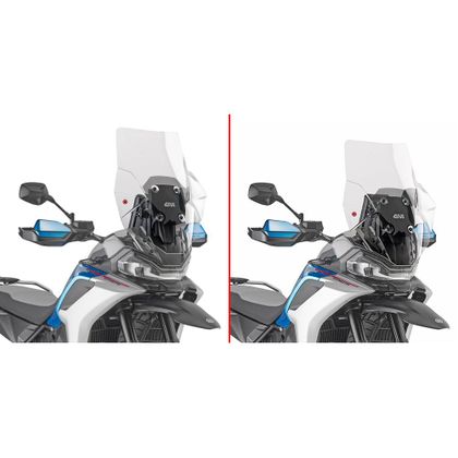 Givi High protection Clear (+17 cm) Windshield - Colourless