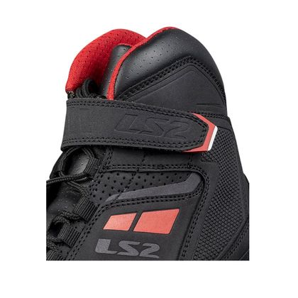 LS2 GARRA Motorbike sneakers - Black / Red
