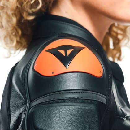 Dainese RACEN 4 DAMES Jas - Zwart / Rood