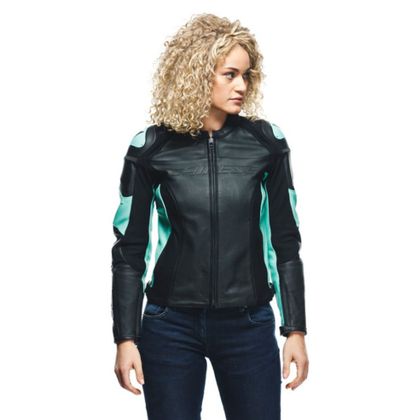 Dainese RACING 4 LADY PERFORATED Jacket - Black / Blue