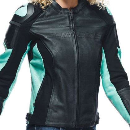 Dainese RACING 4 LADY PERFORATED Jacket - Black / Blue