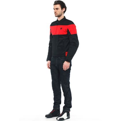 Blouson Dainese ELLETTRICA AIR - Noir / Rouge