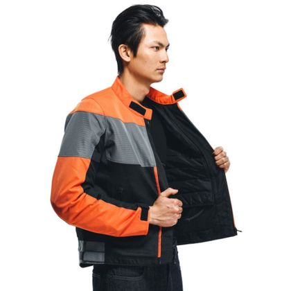 Blouson Dainese ELLETTRICA AIR - Noir / Orange