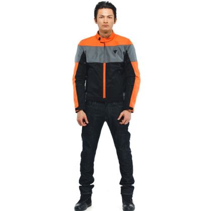 Blouson Dainese ELLETTRICA AIR - Noir / Orange