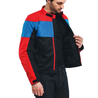 Blouson Dainese ELLETTRICA AIR - Rouge / Bleu