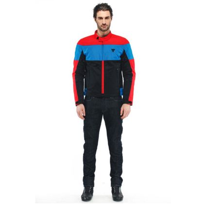 Blouson Dainese ELLETTRICA AIR - Rouge / Bleu