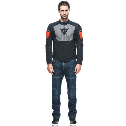 Blouson Dainese AIR FAST TEX - Noir / Rouge