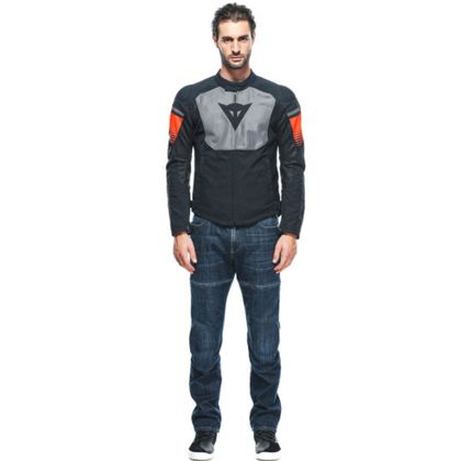 Blouson Dainese AIR FAST TEX - Noir / Rouge