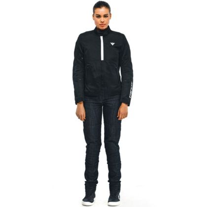 Dainese RISOLUTA AIR TEX FRAU Jacke - Schwarz / Weiß