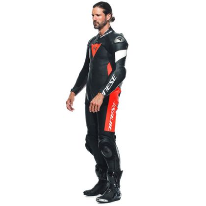 Combinaison Dainese TOSA LEATHER PERF 1 PIECE - Noir / Rouge