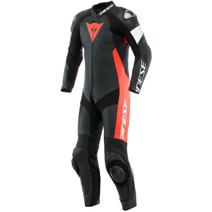 Combinaison Dainese TOSA LEATHER PERF 1 PIECE - Noir / Rouge Ref : DN1985-C62279 