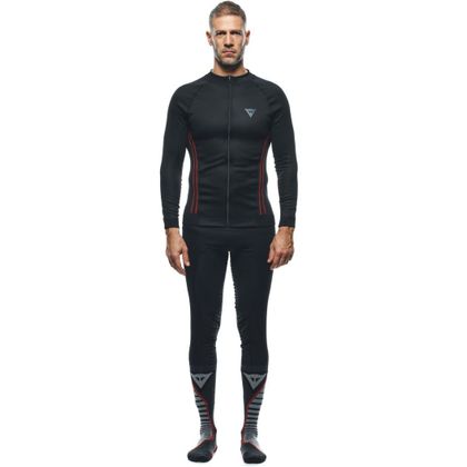 Maillot Technique Dainese NO WIND THERMO LS - Noir / Rouge