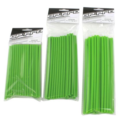 Bike It GP PRO 18 cm, SET VAN 40 ACHTER Spaakbeschermer Universeel - Groen