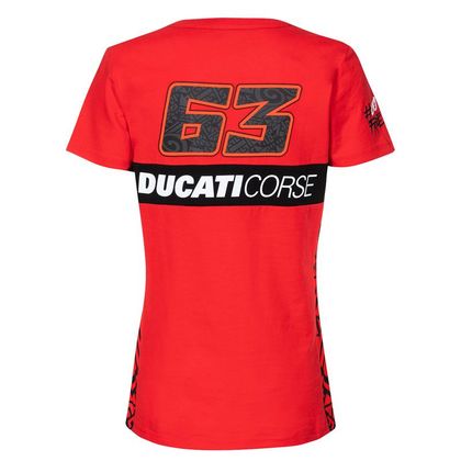 T-Shirt manches courtes Ducati BAGNAIA FEMME - Rouge