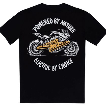 T-Shirt manches courtes Pando Moto MIKE ZERO 1 - Nero