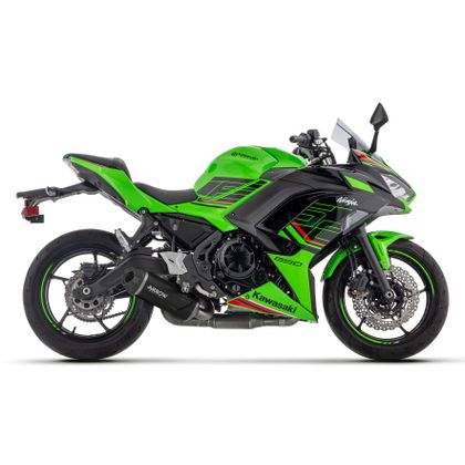 Arrow Indy-race black alu Complete Line Ref : AW1332 / 77501AKN 