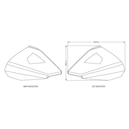 Puig Superior Motorcycle deflector - Grey