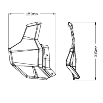 Déflecteur Puig Supérieur